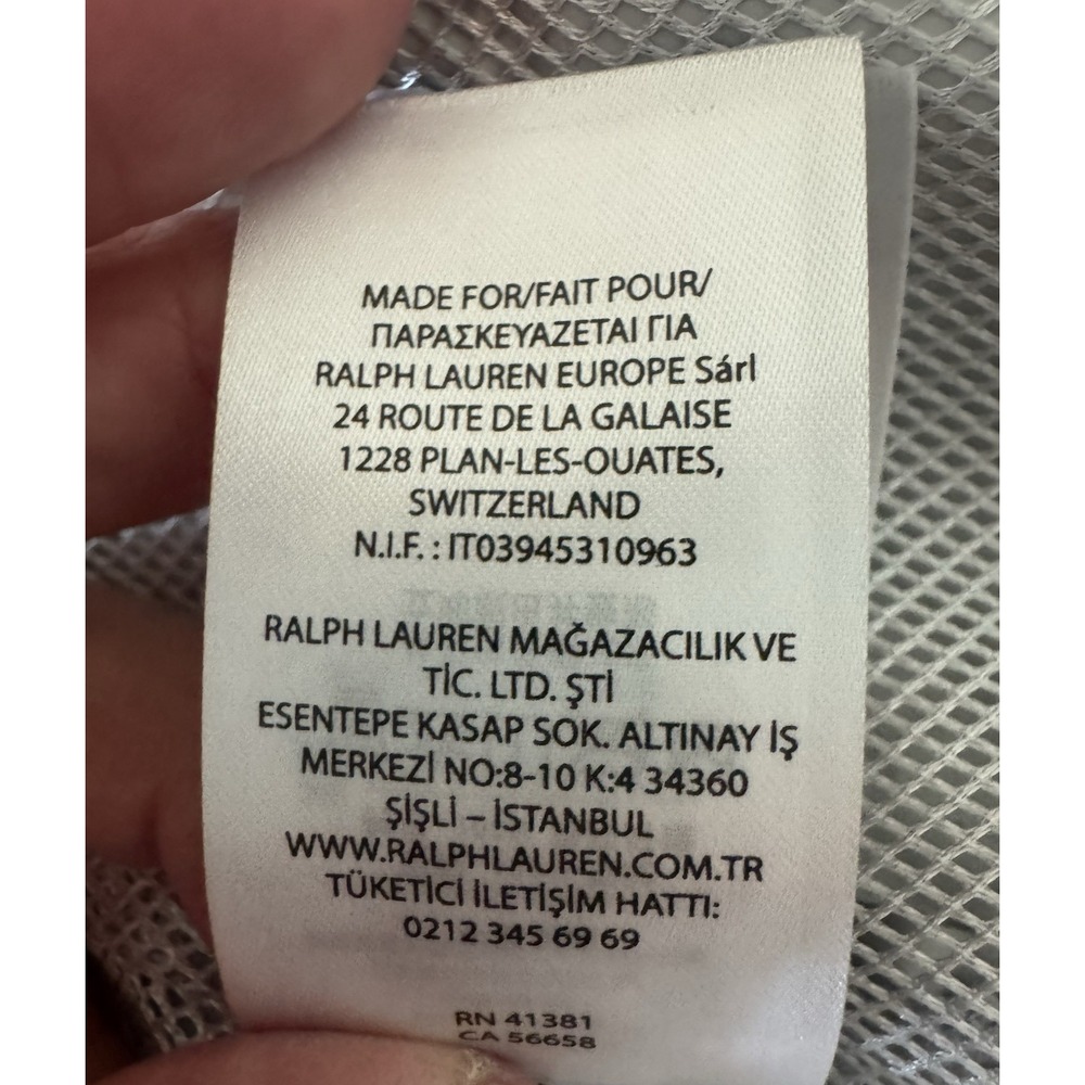 Lauren Ralph Lauren Metallic Silver Hooded Jacket Full Zip Windbreaker Sz 1X - Picture 11 of 12